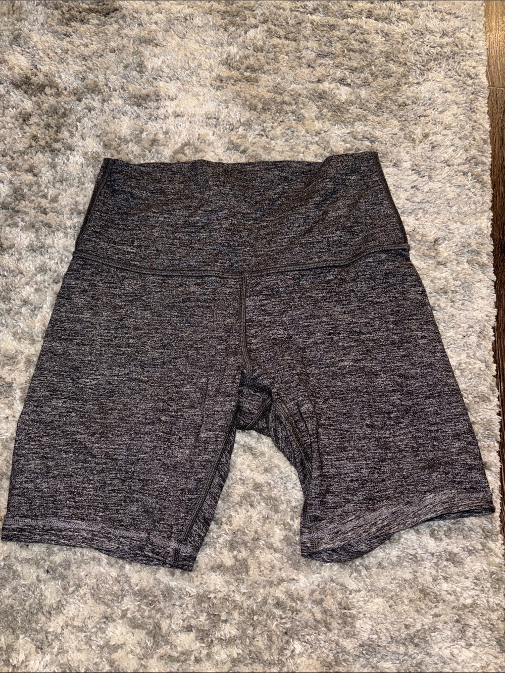 Lulu Lemon Grey Biker Shorts